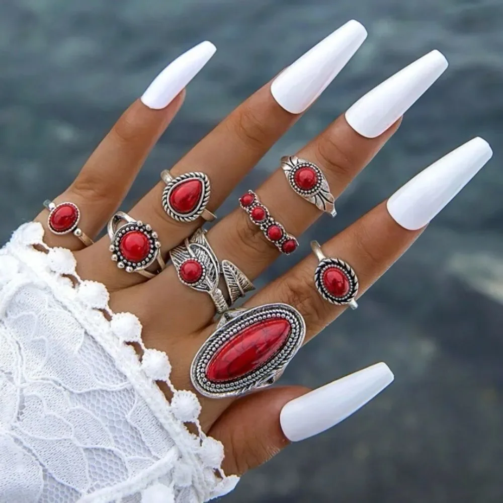3for$20 HUGE DEAL! 8pcs/set Creative  one size ring set